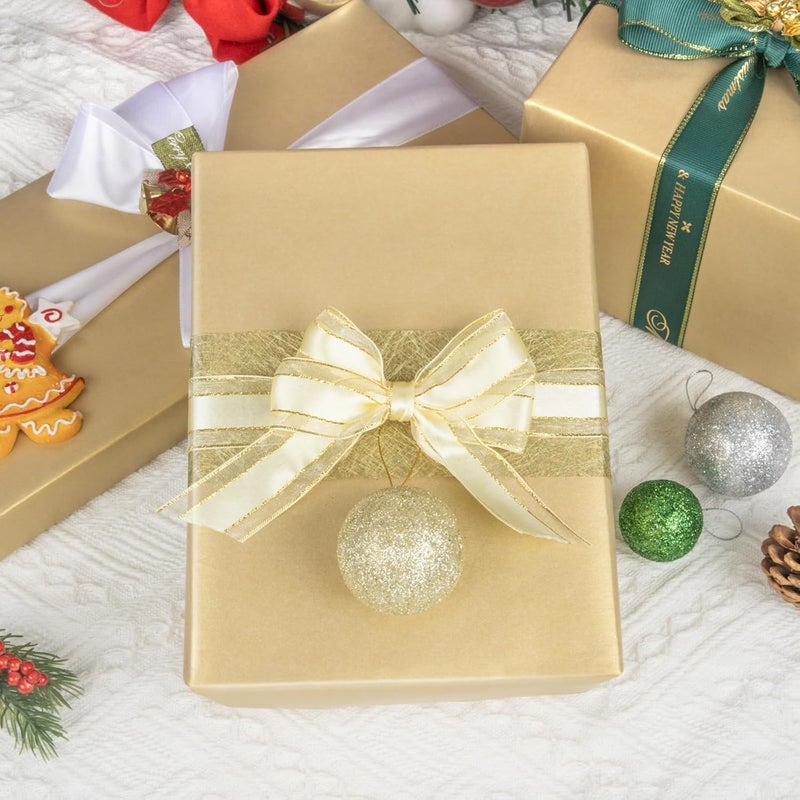 NESCCI Matte Wrapping Paper,Solid Color Pearly-Lustre Paper-5 Roll,17 Inches X 32.8 Feet Per roll.Gift Wrapping Paper,Perfect for Wedding,Valentine's Day,Birthday, Christmas,Baby Shower - Image 2